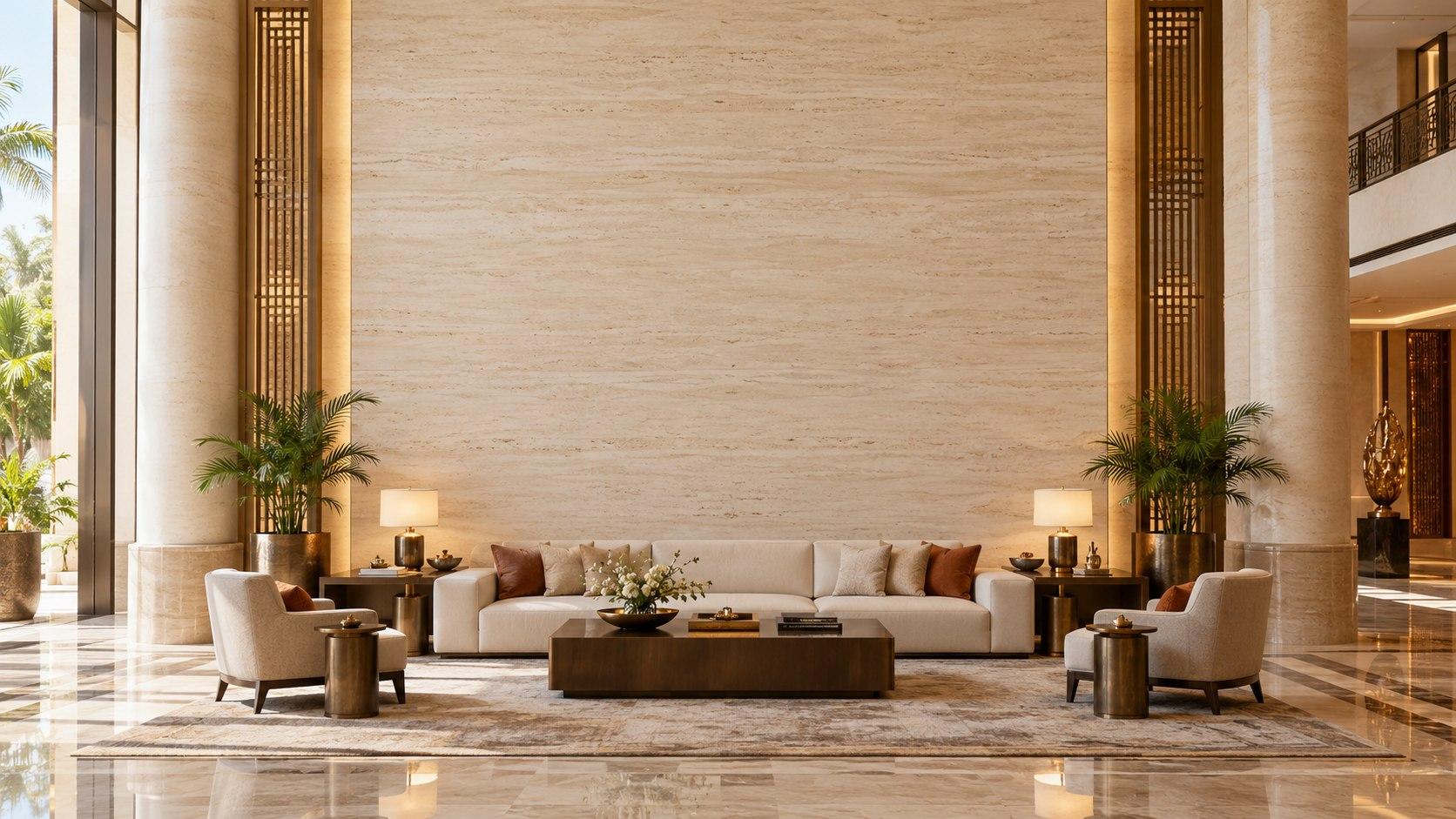 Hotel lobby concept